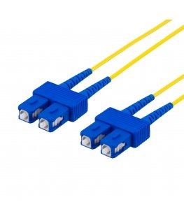 Deltaco FB-52S InfiniBand/fibre optic cable 2 m 2x SC Желтый