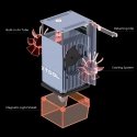 xTool P3 80W lazerinis graviravimo aparatas - viskas viename komplekte xTool P3 80W lazerinis graviravimo aparatas - viskas viename komplekte