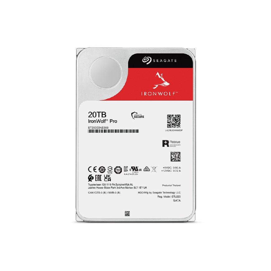 Seagate IronWolf Pro ST20000NT001 vidinis kietasis diskas 20 TB 7200 RPM 256 MB 3.5" – 4