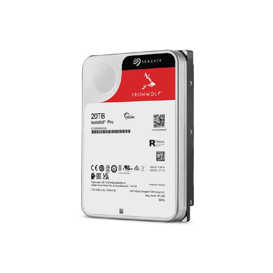 Seagate IronWolf Pro ST20000NT001 cietā diska draiveris 20 TB 7200 RPM 256 MB 3.5" – 5