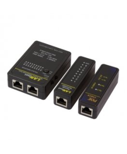 LogiLink WZ0015P verkkokaapelin testeri musta