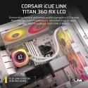 Corsair iCUE LINK TITAN 360 RX LCD Suoritin Ilmanjäähdytin 12 cm musta 1 kpl Corsair iCUE LINK TITAN 360 RX LCD Suoritin Ilmanjäähdytin 12 cm musta 1 kpl