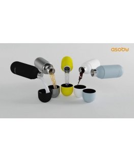 Asobu – Orb butelis – 420 ml, pastelinis rožinės spalvos