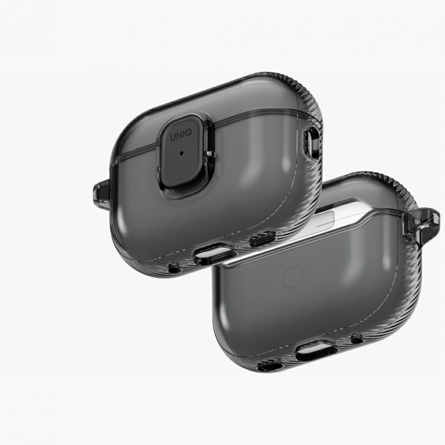 Case UNIQ Glase Pro for AirPods Pro 3 Lock Case smoke