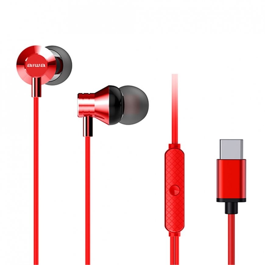 Aiwa ESTM-50USB-C Austiņas Vadu Ausīs Zvani