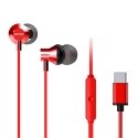 Aiwa ESTM-50USB-C Kõrvaklapp Juhtmega ühendatud Kõrvasisene Kõned/muusika USB tüüp-C Punane Aiwa ESTM-50USB-C Kõrvaklapp Juhtmega ühendatud Kõrvasisene Kõned/muusika USB tüüp-C Punane