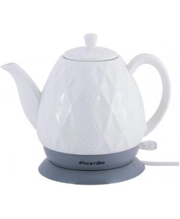 Enamelled kettle 2.5 L cream