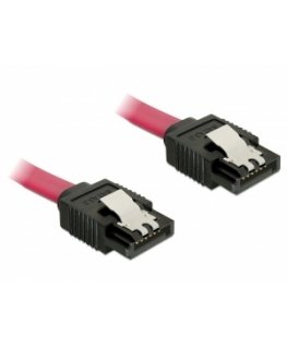 DeLOCK 82677 SATA kabelis 0,5 m Raudona