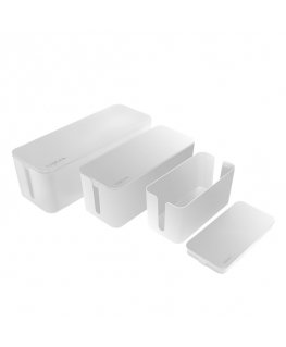 LogiLink KAB0078 vadu organizētājs Universāls Kabeļu kārba Balts 3 pcs