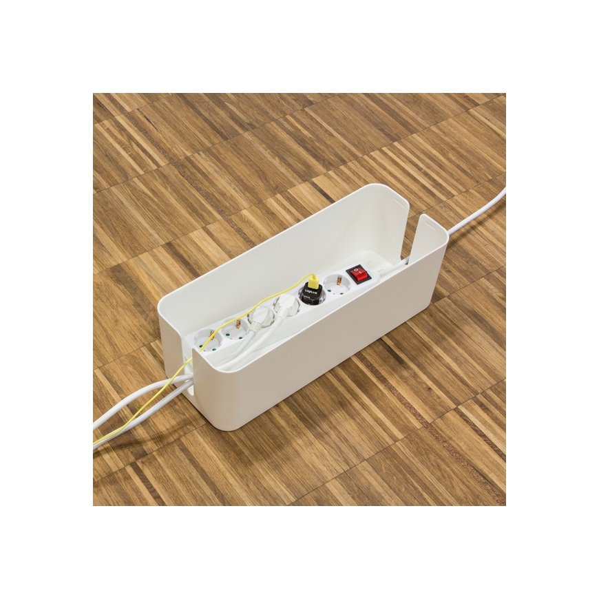 LogiLink KAB0078 vadu organizētājs Universāls Kabeļu kārba Balts 3 pcs – 3