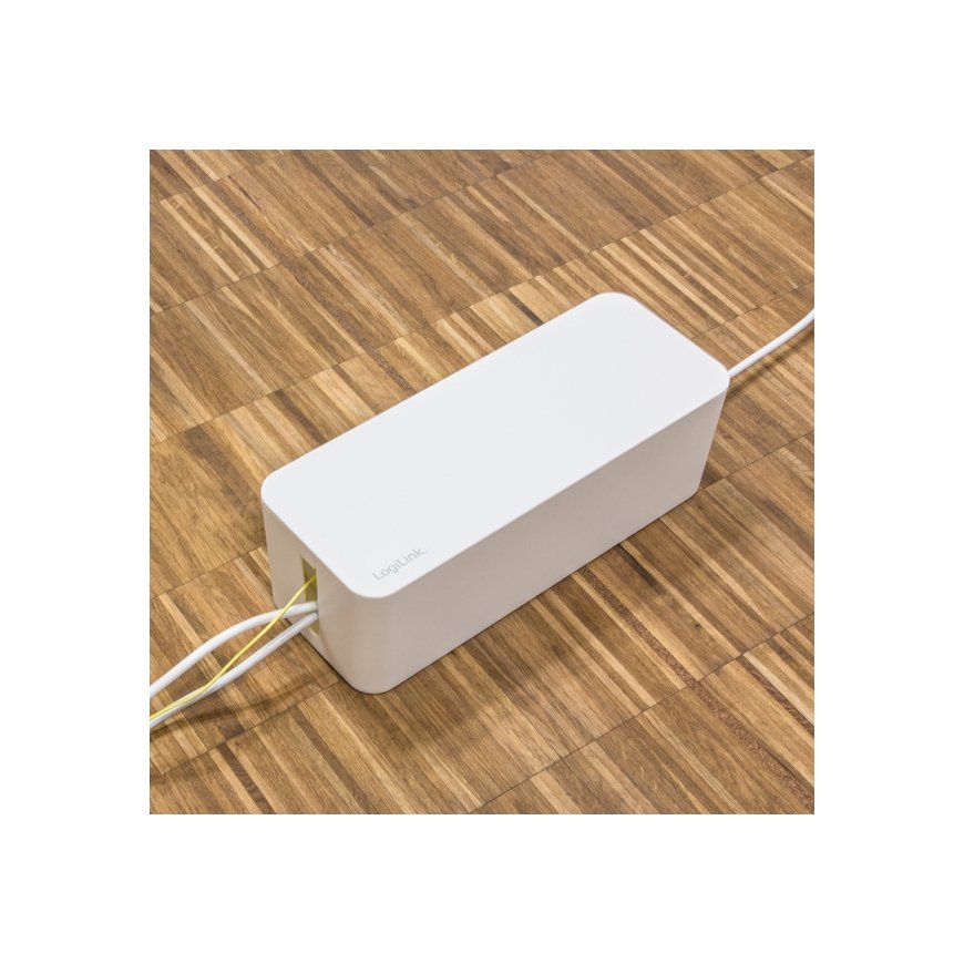 LogiLink KAB0078 vadu organizētājs Universāls Kabeļu kārba Balts 3 pcs – 4