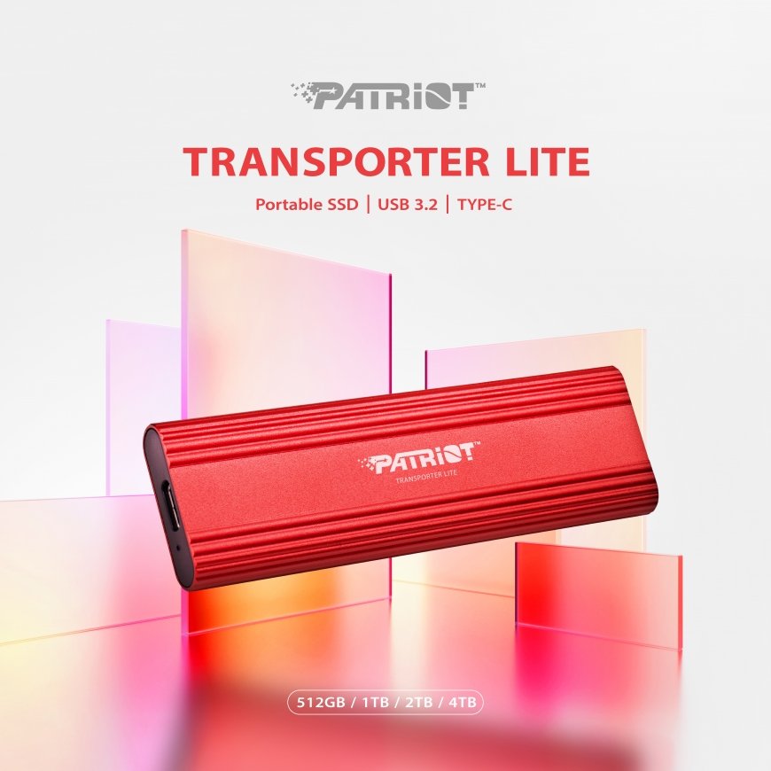 Patriot Memory Transporter Lite 512 GB USB Veids-C 3.2 Gen 2 (3.1 Gen 2) Sarkans – 5