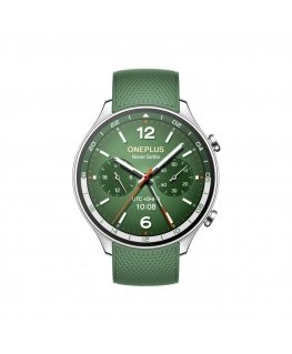 OnePlus Watch 2R 3,63 cm (1.43") AMOLED 46 mm Digitāls 466 x 466 pikseļi Skārienjūtīgais ekrāns Zaļš Wi-Fi GPS