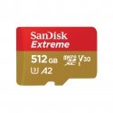 SanDisk Extreme 512 GB MicroSDHC UHS-I Klases 10 SanDisk Extreme 512 GB MicroSDHC UHS-I Klases 10