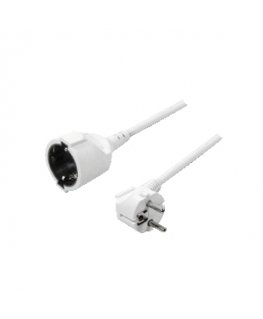 LogiLink LPS101 elektrības kabelis Balts 3 m