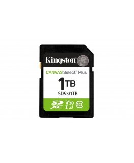 Kingston Technology Canvas Select Plus Gen3 1 TB SD UHS-I Klases 10