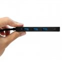 LogiLink UA0311 interfeisa centrmezgls USB 3.2 Gen 1 (3.1 Gen 1) Type-C 5000 Mbit/s Melns LogiLink UA0311 interfeisa centrmezgls USB 3.2 Gen 1 (3.1 Gen 1) Type-C 5000 Mbit/s Melns