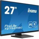 iiyama ProLite T2752MSC-B1 монитор для ПК 68,6 cm (27") 1920 x 1080 пикселей Full HD LED Сенсорный э iiyama ProLite T2752MSC-B1 монитор для ПК 68,6 cm (27") 1920 x 1080 пикселей Full HD LED Сенсорный э