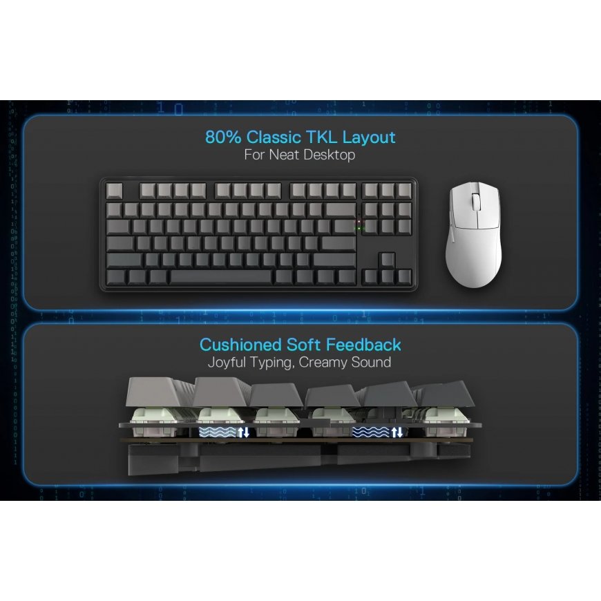 REDRAGON K707SP-RGB-PRO StarBlade keyboard USB + RF Wireless + Bluetooth Black – 4