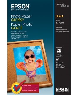 Epson Photo Paper Glossy A4 Белый Глянцевый