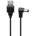 Goobay 55158 power cable Black 1 m USB A 5.5 x 2.1 mm Goobay 55158 power cable Black 1 m USB A 5.5 x 2.1 mm