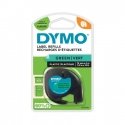 DYMO S0721640 этикеточная лента Черный на зелёном