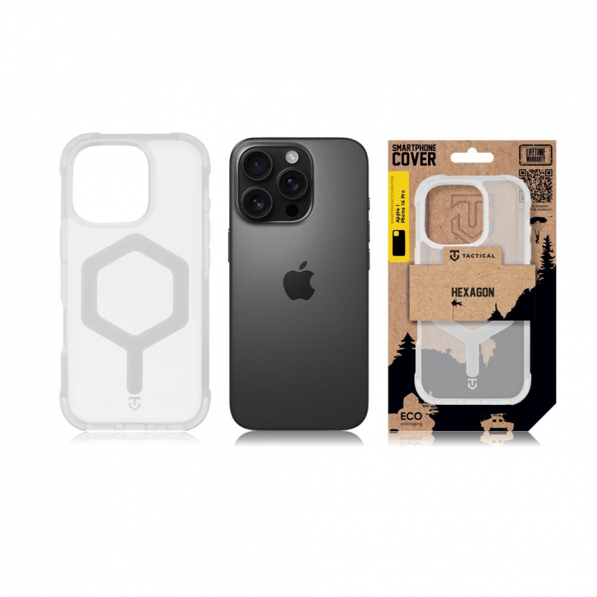 Tactical MagForce Hexagon Cover for Apple iPhone 16 Pro T-White – 4