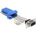 DeLOCK 65430 kaabli soomuutja Sub-D 9p RJ45 Must, Sinine, Hõbe DeLOCK 65430 kaabli soomuutja Sub-D 9p RJ45 Must, Sinine, Hõbe