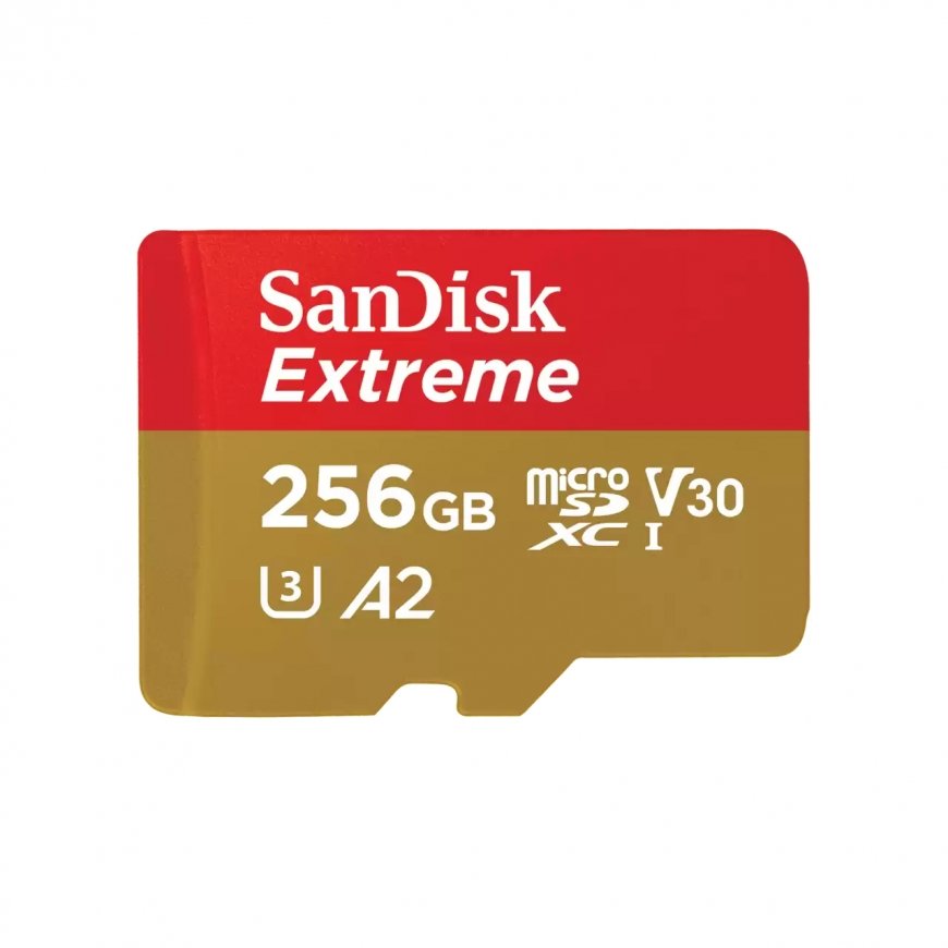 SanDisk Extreme 256 GB MicroSDXC UHS-I Klass 10