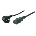 LogiLink CP095 power cable Black 3 m CEE7/7 C13 coupler LogiLink CP095 power cable Black 3 m CEE7/7 C13 coupler