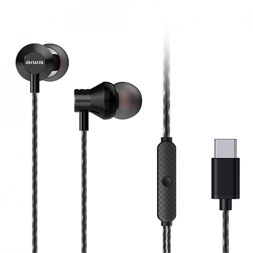 Aiwa ESTM-50USB-C Austiņas Vadu Ausīs Zvani