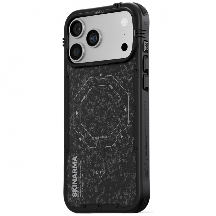 Etui Skinarma Vektor MagSafe do iPhone 17 Pro Max onyx – 2