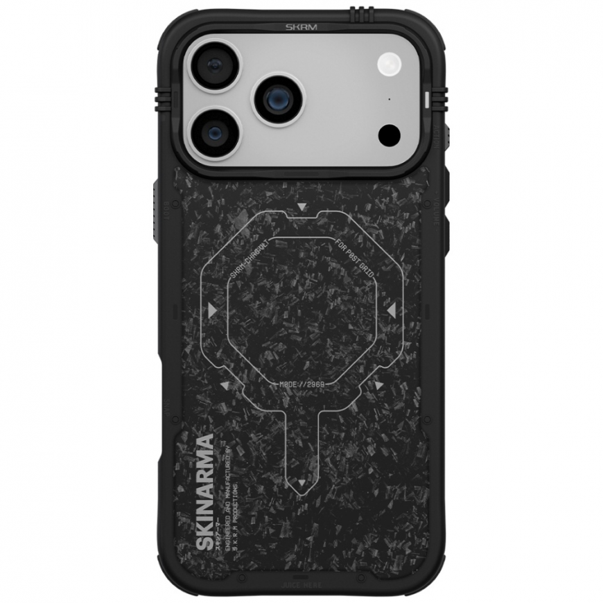 Etui Skinarma Vektor MagSafe do iPhone 17 Pro Max onyx – 3