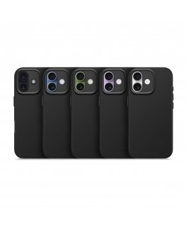 Антимикробный силиконовый чехол Decoded для iPhone 17 Phantom Black