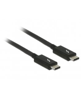 DeLOCK 84845 Thunderbolt-kaapeli 1 m 20 Gbit/s musta