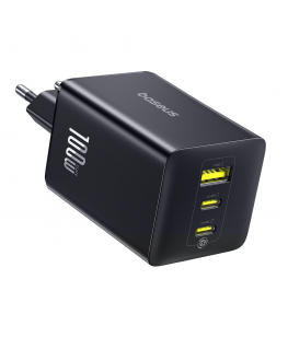 Baseus EnerFill FE11 100W Wall Charger 2 x USB-C + USB-A - Black