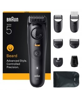 Braun BeardTrimmer 5 BT5560 partatrimmeri Akku 40 2 cm Märkä ja kuiva musta