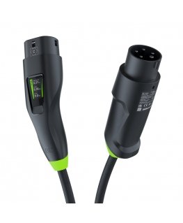 Green Cell EVGC01 elektromobilių įkrovimo kabelis Juoda Type 2 CEE 16A 3 7 m