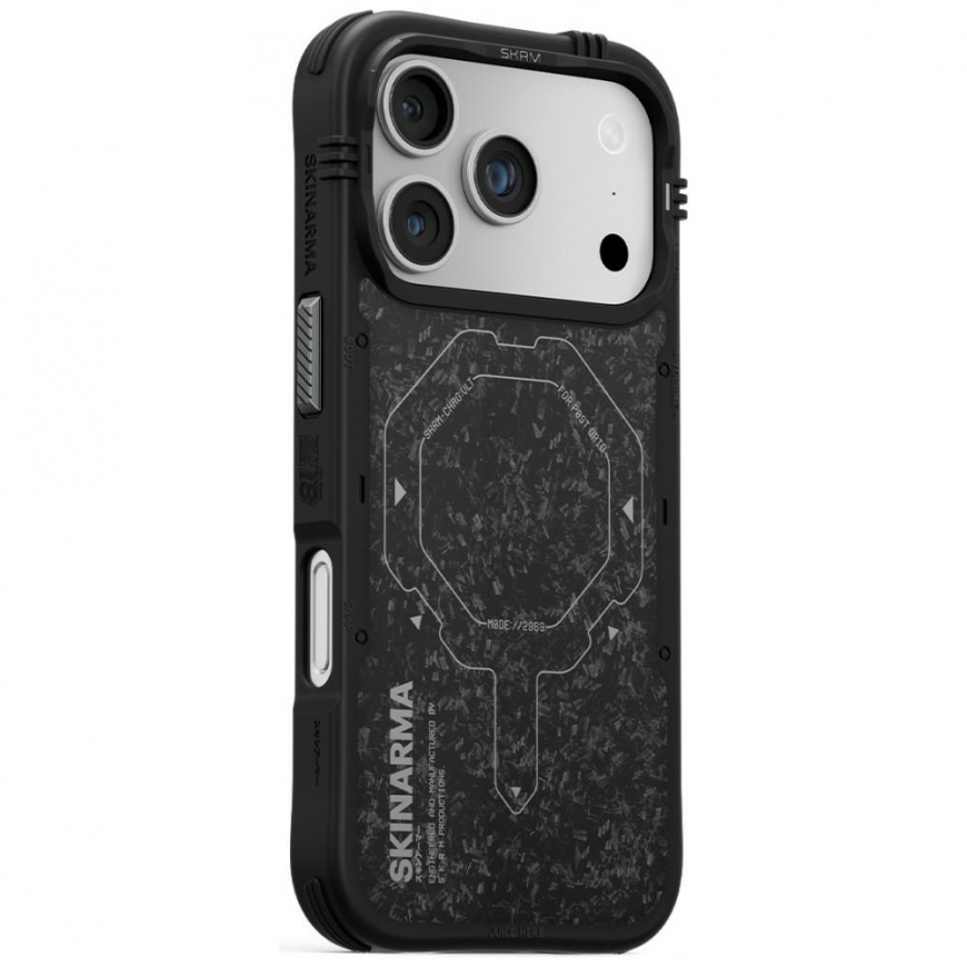 Etui Skinarma Vektor MagSafe do iPhone 17 Pro onyx