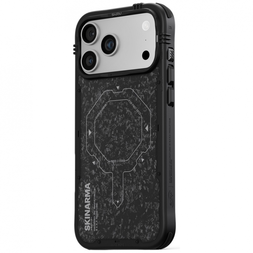 Etui Skinarma Vektor MagSafe do iPhone 17 Pro onyx – 2