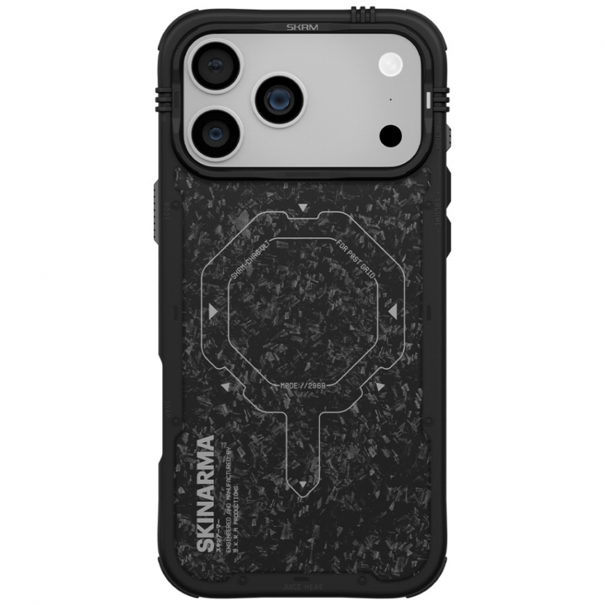Etui Skinarma Vektor MagSafe do iPhone 17 Pro onyx – 3