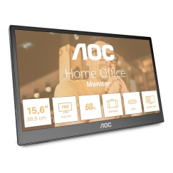 AOC 16T3EA Kannettava televisio ja näyttö musta 39,6 cm (15.6") 1920 x 1080 pikseliä