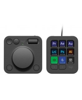 Logitech MX Creative Console Keypad Bluetooth/USB Grafīts