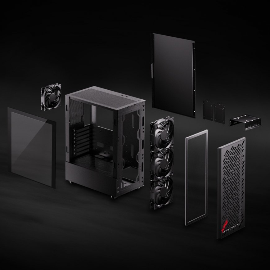 XPG VALOR AIR „Midi Tower“ Juoda – 3