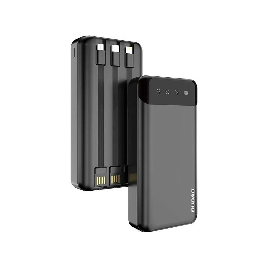 DUDAO capacious powerbank with 3 built-in