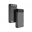 DUDAO capacious powerbank with 3 built-in cables 20000mAh USB Type C + micro USB + Lightning black ( DUDAO capacious powerbank with 3 built-in cables 20000mAh USB Type C + micro USB + Lightning black (