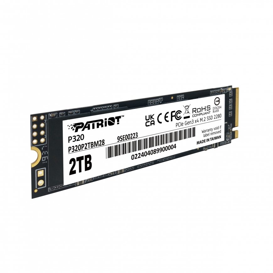 Patriot Memory P320 2 TB M.2 PCI Express 3.0 NVMe – 3