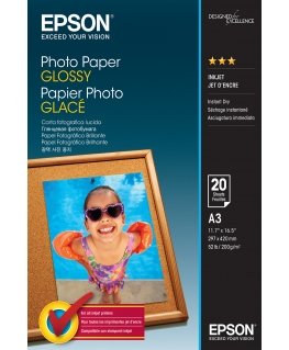 Epson Photo Paper Glossy A3 Blizgus