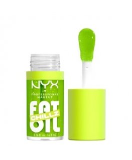 Nyx Professional Make Up FAT OIL CHILLZ lūpu spīdums Kiwi Freezie 4.8 ml