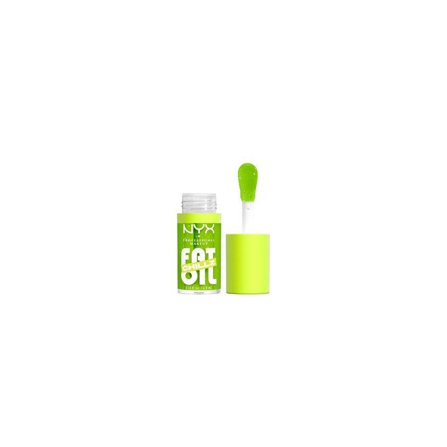Nyx Professional Make Up FAT OIL CHILLZ lūpu spīdums Kiwi Freezie 4.8 ml